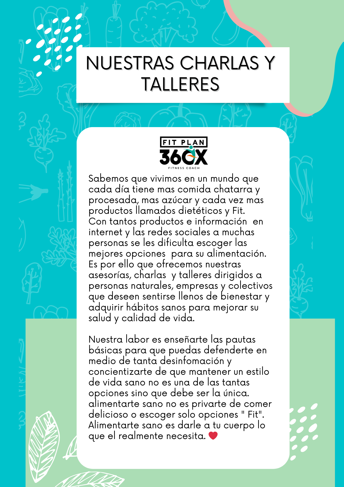 Charlas y talleres nutricionales para empresas  🍎💼